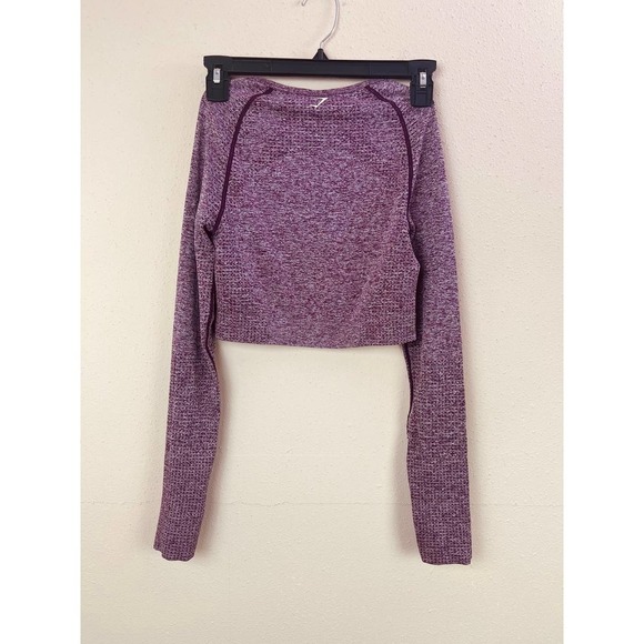 Gymshark Vital Seamless Long Sleeve‎ Crop Top Size Small - Picture 6 of 7